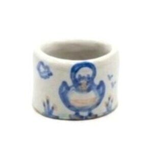 MA Hadley Pottery Stoneware Napkin Ring Duck USA Replacement China Tableware Kit